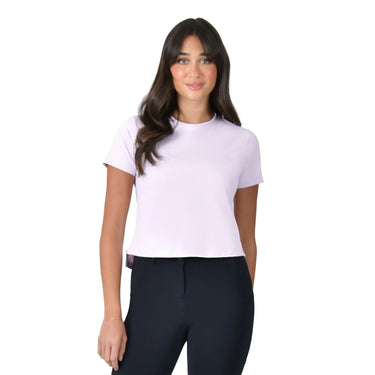 Weatherbeeta Ladies Lavender Mist Relaxed Cropped Copper UV Short Sleeve Tee| Online For Equine