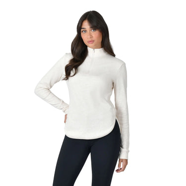 Weatherbeeta Ladies Light Cream Marle London Layer Long Sleeve Top| Online For Equine