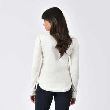 Weatherbeeta Ladies Light Cream Marle London Layer Long Sleeve Top| Online For Equine