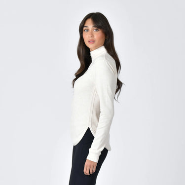 Weatherbeeta Ladies Light Cream Marle London Layer Long Sleeve Top| Online For Equine