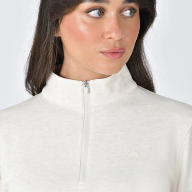 Weatherbeeta Ladies Light Cream Marle London Layer Long Sleeve Top| Online For Equine