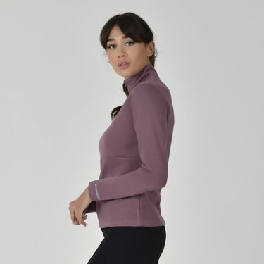 Weatherbeeta Ladies Mauve Copper 1/2 Zip Long Sleeve Mid-Layer| Online For Equine