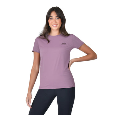 Weatherbeeta Ladies Mauve Wine Relaxed Copper UV Short Sleeve Tee| Online For Equine