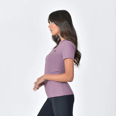 Weatherbeeta Ladies Mauve Wine Relaxed Copper UV Short Sleeve Tee| Online For Equine