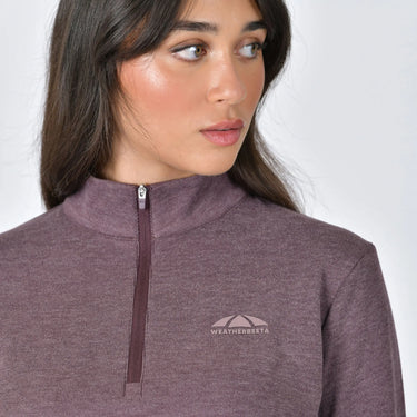 Weatherbeeta Ladies Mulberry Marle London Layer Long Sleeve Top| Online For Equine