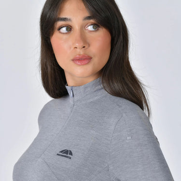 Weatherbeeta Ladies Navy 37.5 Lightweight Performance Long Sleeve 1/4 Zip Top| Online For Equine