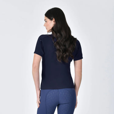 Weatherbeeta Ladies Navy 37.5 Short Sleeve Performance Polo| Online For Equine