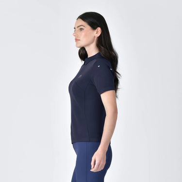 Weatherbeeta Ladies Navy 37.5 Short Sleeve Performance Polo| Online For Equine
