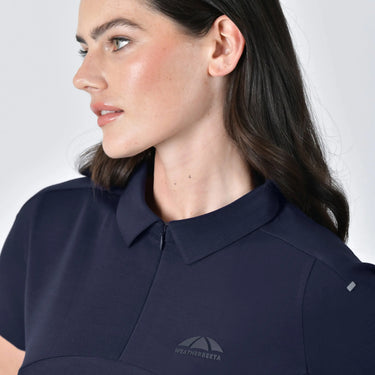 Weatherbeeta Ladies Navy 37.5 Short Sleeve Performance Polo| Online For Equine