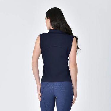 Weatherbeeta Ladies Navy 37.5 Sleeveless Performance Polo| Online For Equine