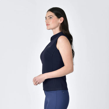 Weatherbeeta Ladies Navy 37.5 Sleeveless Performance Polo| Online For Equine