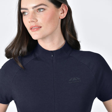 Weatherbeeta Ladies Navy Bamboo Short Sleeve Performance Base Layer| Online For Equine