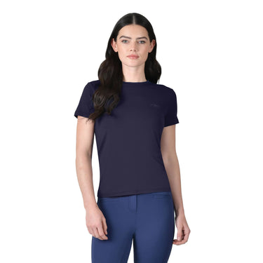 Weatherbeeta Ladies Navy Relaxed Copper UV Short Sleeve Tee| Online For Equine