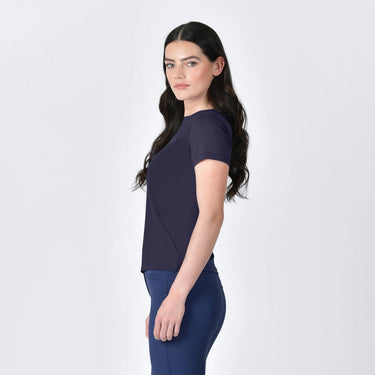 Weatherbeeta Ladies Navy Relaxed Copper UV Short Sleeve Tee| Online For Equine