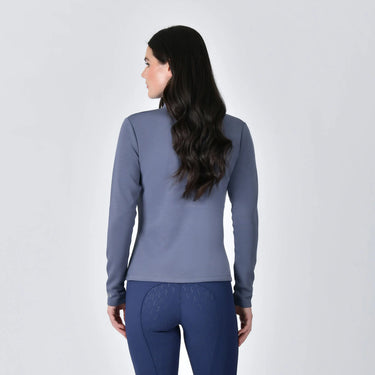 Weatherbeeta Ladies Slate Blue Copper 1/2 Zip Long Sleeve Mid-Layer| Online For Equine