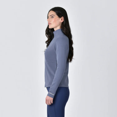 Weatherbeeta Ladies Slate Blue Copper 1/2 Zip Long Sleeve Mid-Layer| Online For Equine
