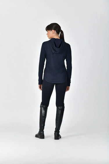 Buy Weatherbeeta London Layer Long Sleeve Top With Hood Dark Navy Marle | Online for Equine