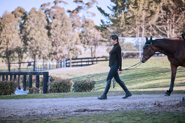 Buy Weatherbeeta London Layer Long Sleeve Top Black Marle | Online for Equine