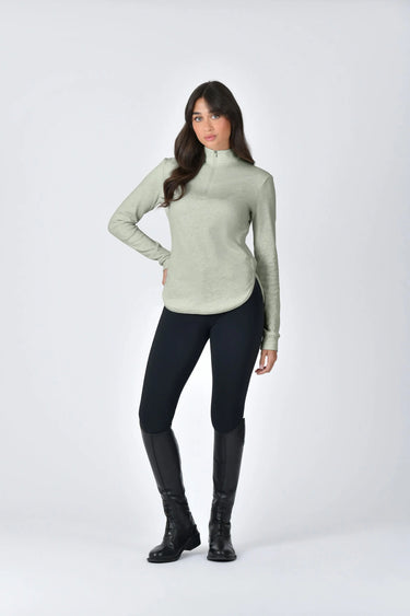 Buy Weatherbeeta London Layer Long Sleeve Top Olive Marle | Online for Equine
