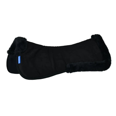 Weatherbeeta Memory Foam Comfort Fleece Edged Half Pad Black| Online For Equine