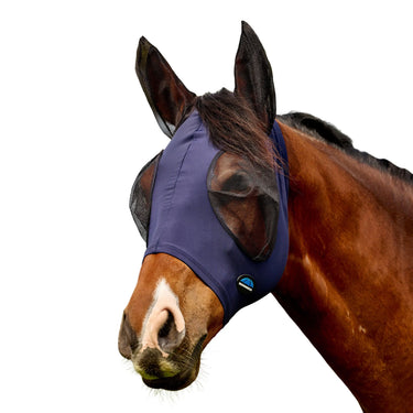 Weatherbeeta Navy/Black Comfitec Deluxe Stretch Fly Mask With Ears| Online For Equine