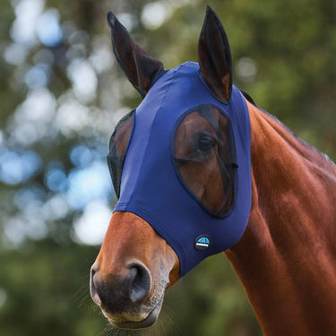 Weatherbeeta Navy/Black Comfitec Stretch Fly  Mask With Ears| Online For Equine