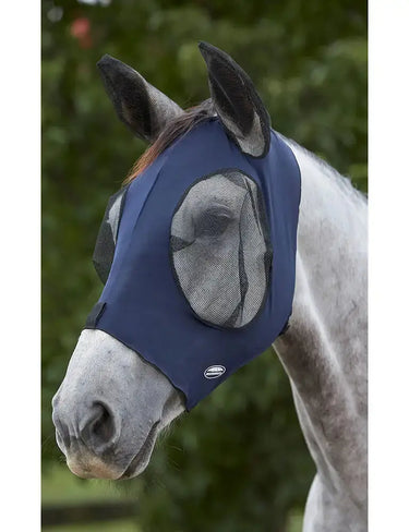 Weatherbeeta Navy/Black Deluxe Stretch Bug Eye Saver With Ears| Online For Equine