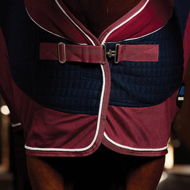 Weatherbeeta Navy / Burgundy Thermo-Air Cooler Standard Neck| Online For Equine