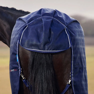 Weatherbeeta Navy Embossed Plaid Comfitec Prelim Turnout 0G| Online For Equine
