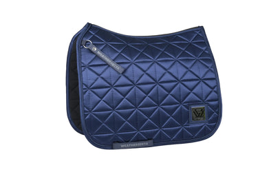 Weatherbeeta Navy Satin Luxe Air-Tec Dressage Saddle Pad| Online For Equine