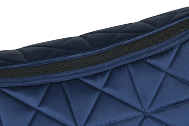 Weatherbeeta Navy Satin Luxe Air-Tec Euro Jump Saddle Pad| Online For Equine