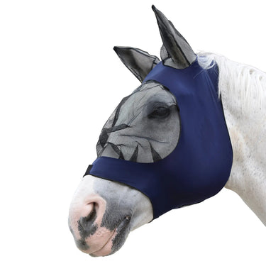 Weatherbeeta Navy Stretch Eye Saver Fly Mask With Ears