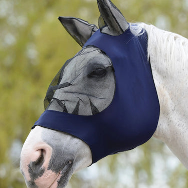 Weatherbeeta Navy Stretch Eye Saver Fly Mask With Ears| Online For Equine
