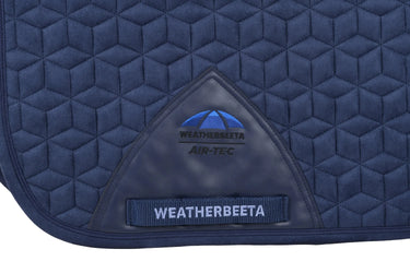 Weatherbeeta Navy Suede Elite Air-Tec Dressage Saddle Pad| Online For Equine