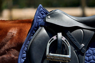 Weatherbeeta Navy Suede Elite Air-Tec GP Saddle Pad| Online For Equine