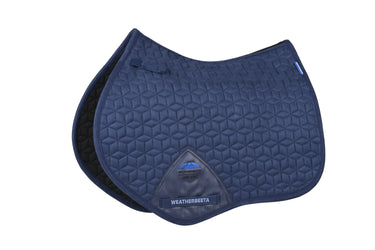 Weatherbeeta Navy Suede Elite Air-Tec Jump Saddle Pad| Online For Equine