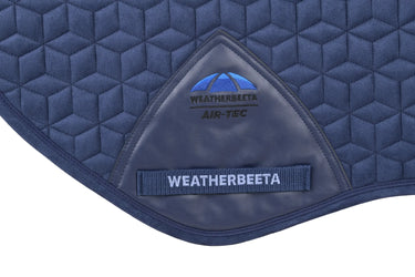 Weatherbeeta Navy Suede Elite Air-Tec Jump Saddle Pad| Online For Equine