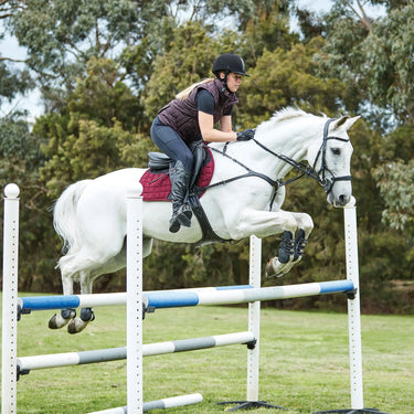 Weatherbeeta Navy Ultra Grip Jump Shaped Saddle Pad| Online For Equine