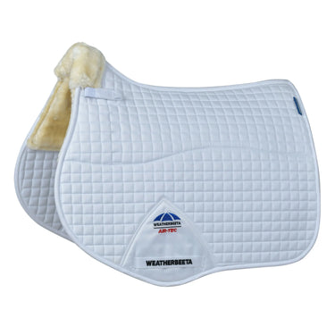 Weatherbeeta Prime Air-Tec Comfy Fleece All Purpose Saddle Pad White| Online For Equine