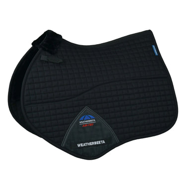 Weatherbeeta Prime Air-Tec Comfy Fleece Jump Shaped Saddle Pad Black| Online For Equine