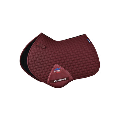 Weatherbeeta Prime Air-Tec Jump Shaped Saddle Pad Burgundy