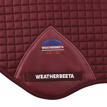 Weatherbeeta Prime Air-Tec Jump Shaped Saddle Pad Burgundy| Online For Equine