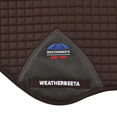 Weatherbeeta Prime Air-Tec Jump Shaped Saddle Pad Chocolate| Online For Equine