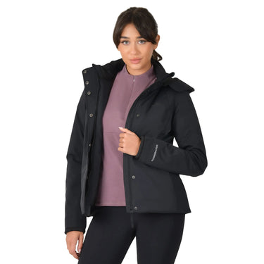 Weatherbeeta Protect Ladies Black Jacket With High Neck| Online For Equine