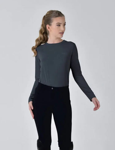 Buy Weatherbeeta Relaxed Uv Long Sleeve Tee Navy | Online for Equine