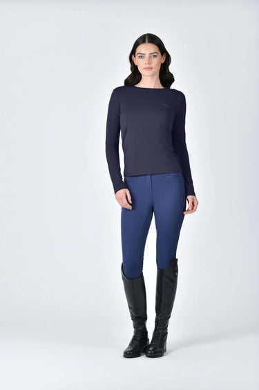 Buy Weatherbeeta Relaxed Uv Long Sleeve Tee Navy | Online for Equine