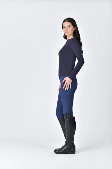 Buy Weatherbeeta Relaxed Uv Long Sleeve Tee Navy | Online for Equine