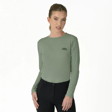 Buy Weatherbeeta Relaxed Uv Long Sleeve Tee Olive Leaf | Online for Equine