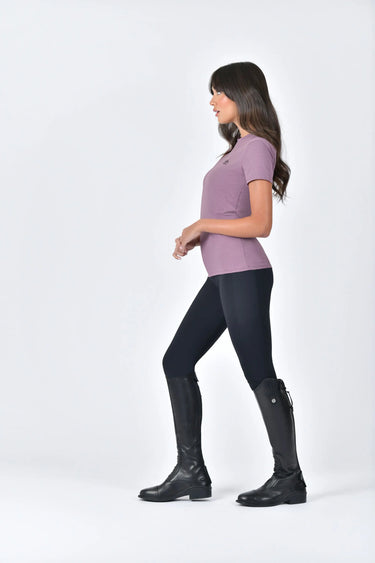 Buy Weatherbeeta Relaxed Uv Short Sleeve Tee Mauve Wine | Online for Equine