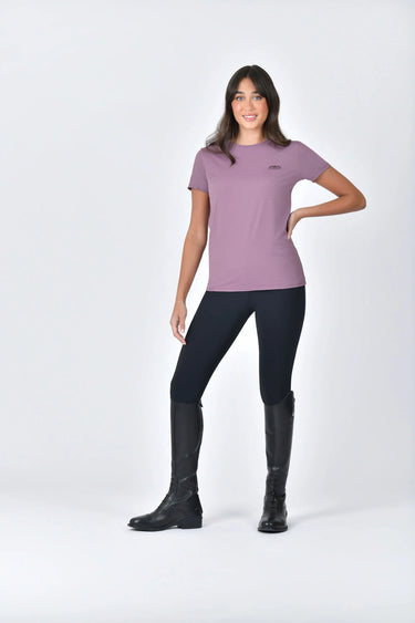 Buy Weatherbeeta Relaxed Uv Short Sleeve Tee Mauve Wine | Online for Equine